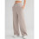 Dames High Waisted Baggy Sweatpants Khaki S 2