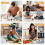 Visual Timer for Kids,Digital Timer with 60-Minute Countdown, Silent Timer for Desk Timer Clock for Studying, Teaching B 5