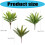 Simulation Green Plant Artificial Plastic Fern For-11 leaves 4