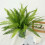 Simulation Green Plant Artificial Plastic Fern For-11 leaves 7