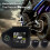 Motorcycle TPMS with Compass Dustproof Easy Installation High Temperature Resistant Power Saving LCD 2