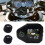Motorcycle TPMS with Compass Dustproof Easy Installation High Temperature Resistant Power Saving LCD 4