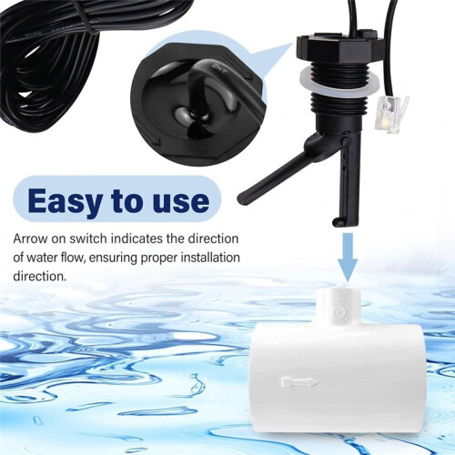Flow  Assembly Replacement Kit for /Goldline Aquarite Salt Systems, Flow Sensor with  Salt Cell 2