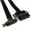 Full Speed 3.0 PCIE X1 Adapter Cable 90  Card Extension Cable PCI-Express Shielded Extender for GPU 15CM 8