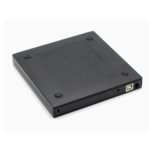 External CD DVD Drive, USB 2.0 Slim Protectable External CD-RW Drive DVD-ROM Burner Player for Laptops Desktop PC 2