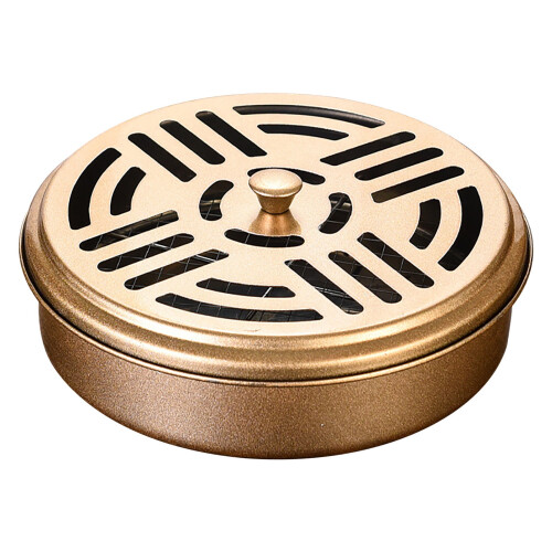 Iron Mosquito Coil Box with Lid – Classical Retro Design
