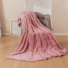 Fleece plaid 100x120cm Zachte warme bankdeken