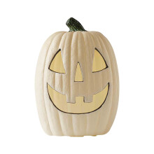 Lanterna de Abóbora de Halloween - Design de Caveira Vazada, 1 unidade
