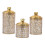 Moderne stapelbare voorraadcontainers, set van 3,-Transparant 1