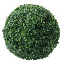 Artificial Grass Topiary Green Plastic Ball 11 Inch