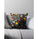 Capa de almofada decorativa, preta, dupla face, pacote com 1 unidade 1