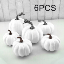 Maisiúcháin Fómhar Pumpkins Bána Saorga 6 nó 12 phíosa