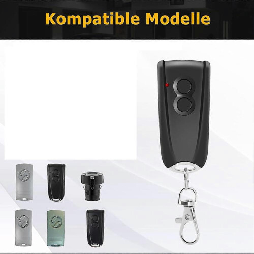 Ανοιχτήρι γκαραζόπορτας 3 τεμαχίων για EcoStar RSC2-433, RSE2-433, RSZ1-433, Πομπός χειρός γι 2