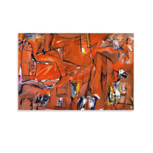 Willem de Kooning Canvas Print, 20x30in, Art mural moderne
