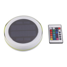 Ηλιακό πλωτό φως LED με σιντριβάνι RGB με τηλεχειριστήριο IP68