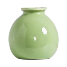 Jarrón pequeño de cerámica Kowaku – Mini jarrón de mesa verde