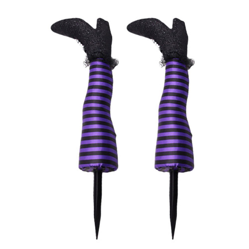 Hexenbeine Halloween-Dekoration 2er-Pack