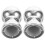 Flagpole Finial Ball Topper Silver ABS 2 Pack 1