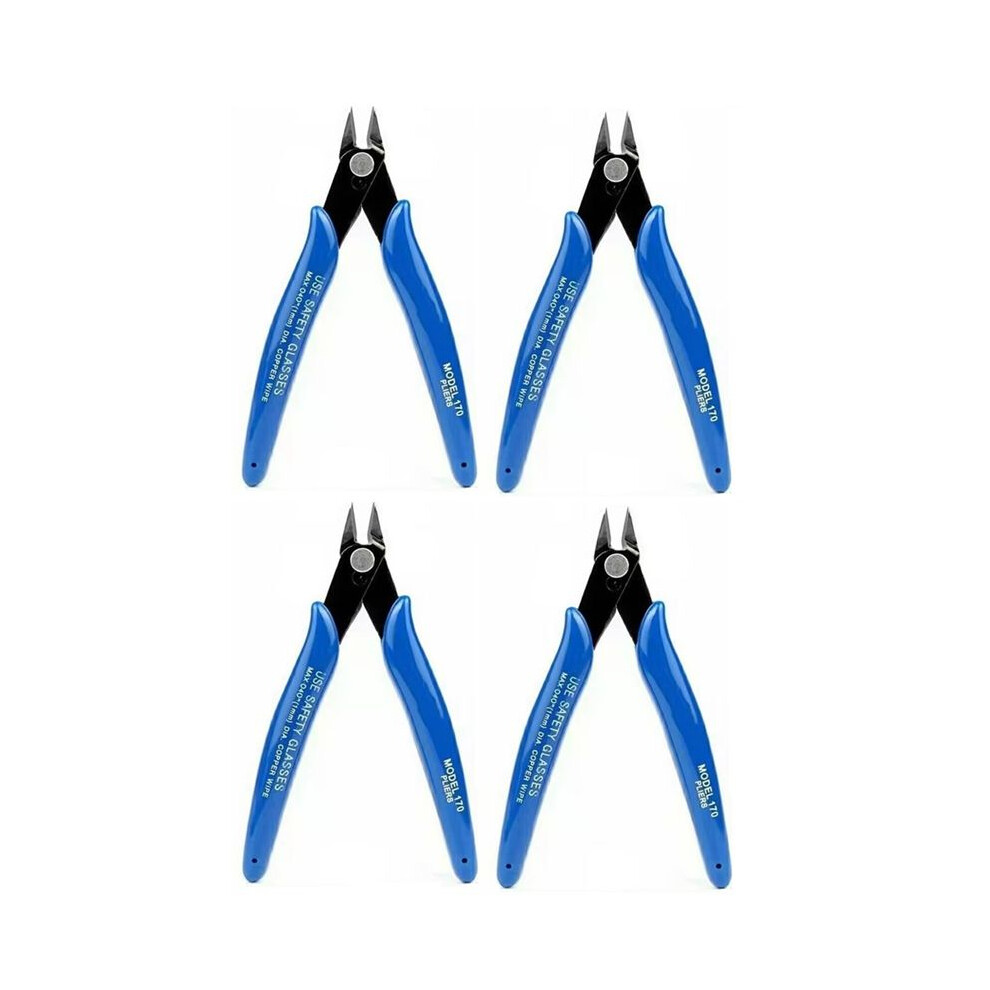 Side Cutting Pliers 5 Inch Side Cutter Clippers Multifunction High Leverage Diagonal Pliers With Ergonomic Handle 4713549656664