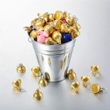 12 Pack Metal Buckets with Handle,Basket Bucket for Kids, Kids Party Supplies,Crafts for Candy Bars Vase Crafts