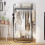 Living And Home Chic Metal Clothes Rack 1