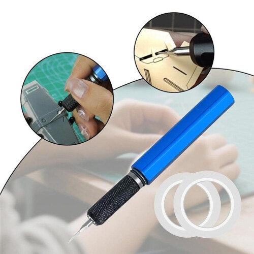 Model Scriber Tool Set for Engraving Resin Models, Precision Scribing with Ergonomic Handle, 0.15mm Tip 1