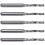 5X 2mm x 15mm Carbide Single Flute Spiral End Mill CNC Router Bit 1