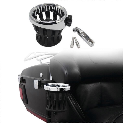 Silver Motorcycle Handlebar Cup Holder Compatible With GL1800 Goldwing MSPHX 1