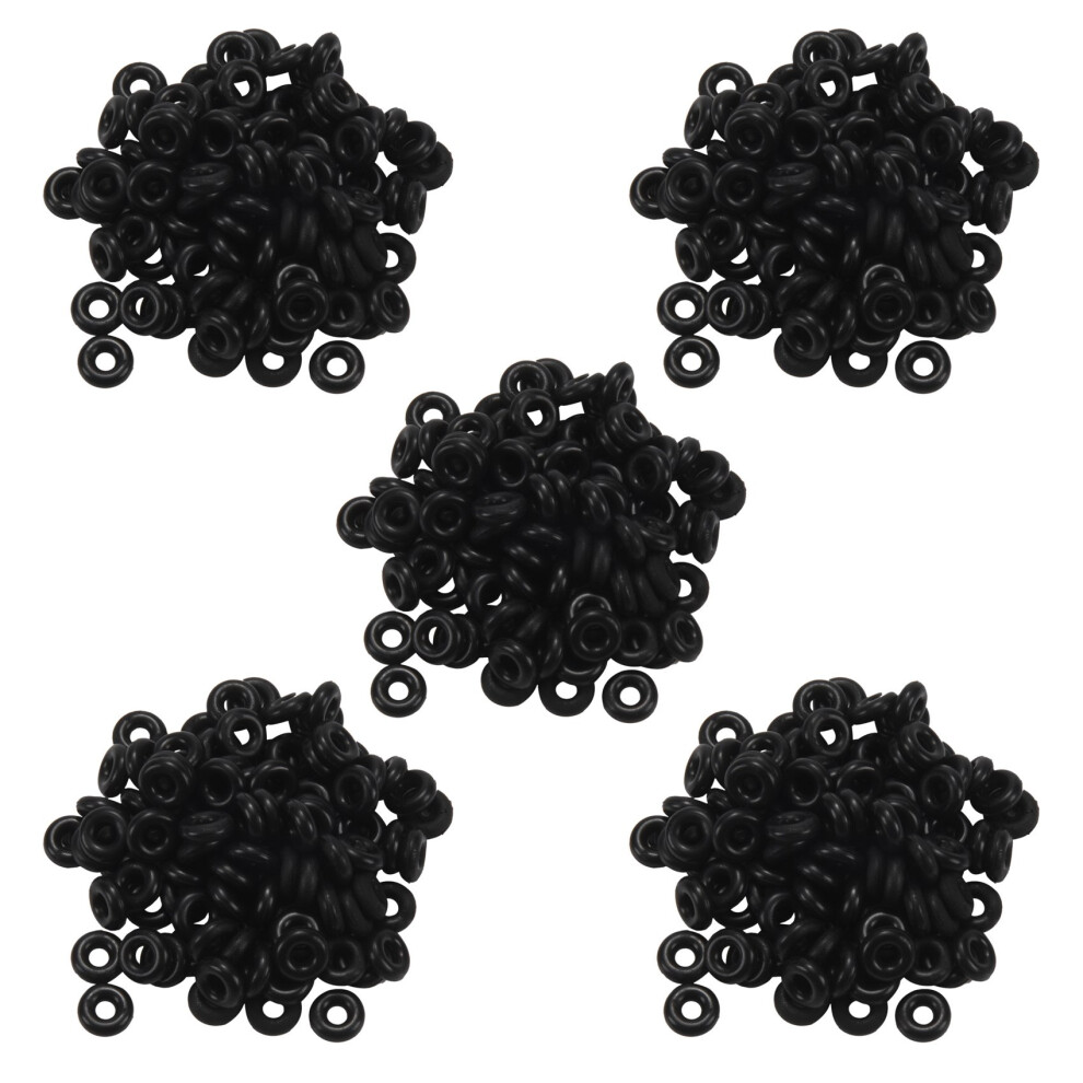 500Pcs Rubber Carp Fishing Terminal Tackle Round Fishing O Rings Nonslip Stopper 6Mm 6031612557143