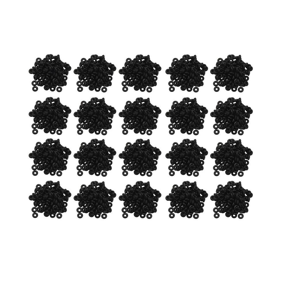 2000Pcs Rubber Carp Fishing Terminal Tackle Round Fishing O Rings Nonslip Stopper 6Mm 6032462141698