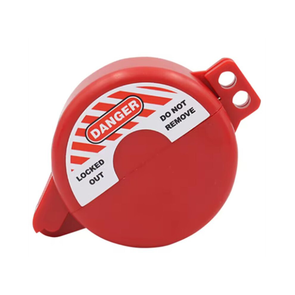 Red Padlock Cylinder Tank Lockout Safety Valve Padlock Abs Outdoor Faucet Lock Garden Tap For Office Buildings Parks 4712661929236