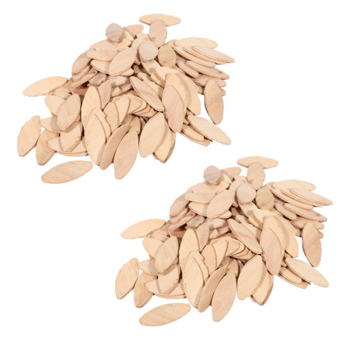 200Pcs No.20  Assorted Wood Biscuits for Tenon Machine Woodworking Biscuit Jointer