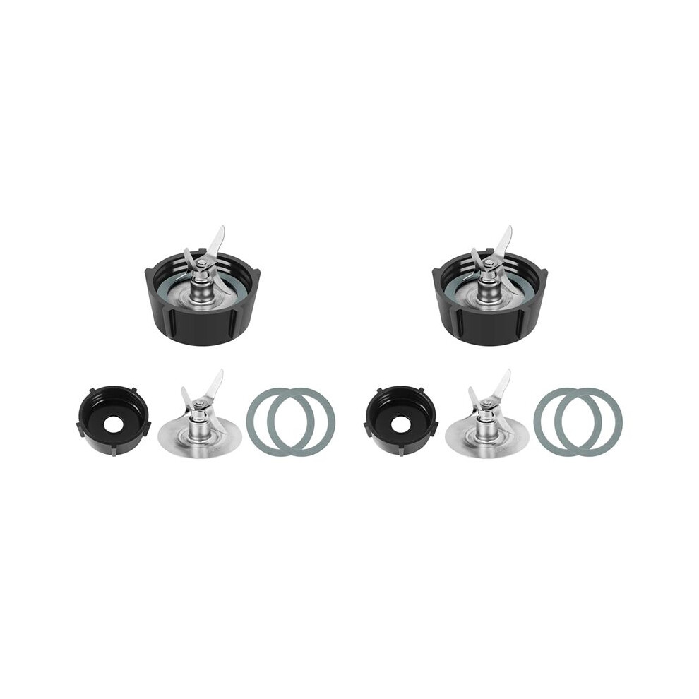 For Osterizer Blender Blades With Blender Jar Bottom & 4 Point Fusion Blade 4961 & 4 Pcs O Ring Rubber Seal Gasket 6032562140010