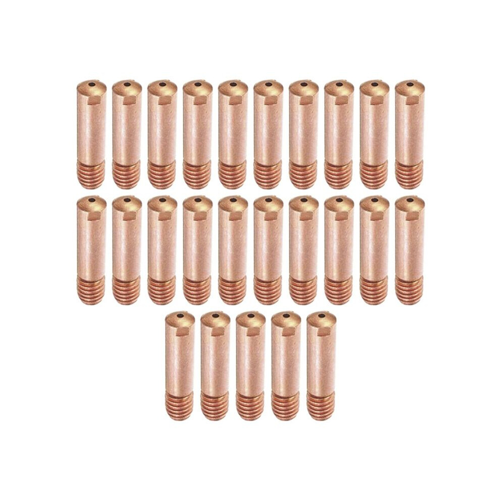 25Pcs 15Ak Contact Nozzle Mig Gas Shielded Welding Accessories Gas Shielded Welding Accessories 0.9 Protection Nozzle 6034189296989