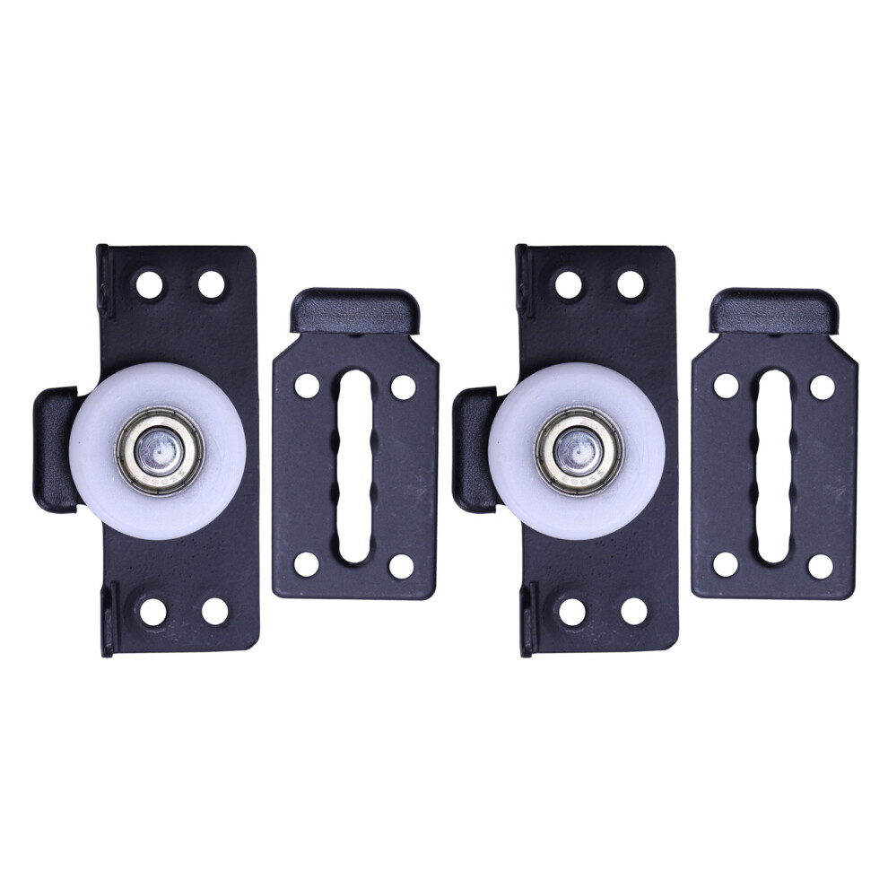 Hardware Accessories 4 Pcs Sliding Door Wardrobe Pulleys Wooden Door Sliding Door Small Hanging Wheels Silent Wheels 6034163727324