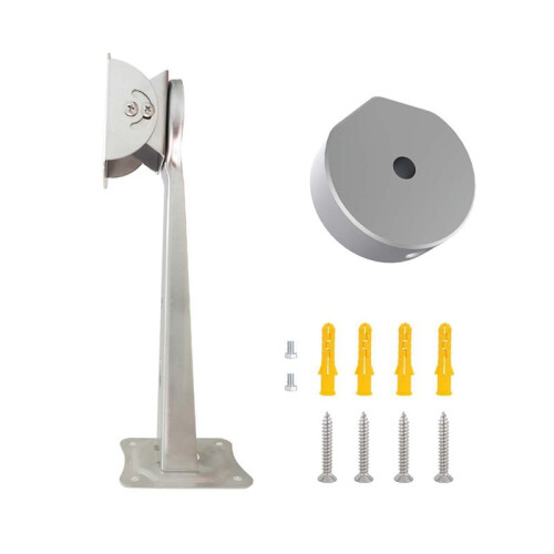Wall Mount Bracket Kit for Starlink  with Bracket Pipe 1/4 Screw Adapter Multi-Angle Adjustment Ethernet Antenna