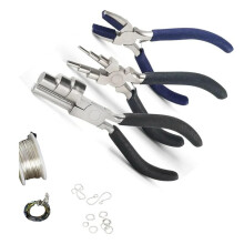 3-in-1 Bail Making Pliers,Wire Working Pliers 13mm/16mm/20mm Loop Sizes, Wire Wrapping Jewelry Tool for Making