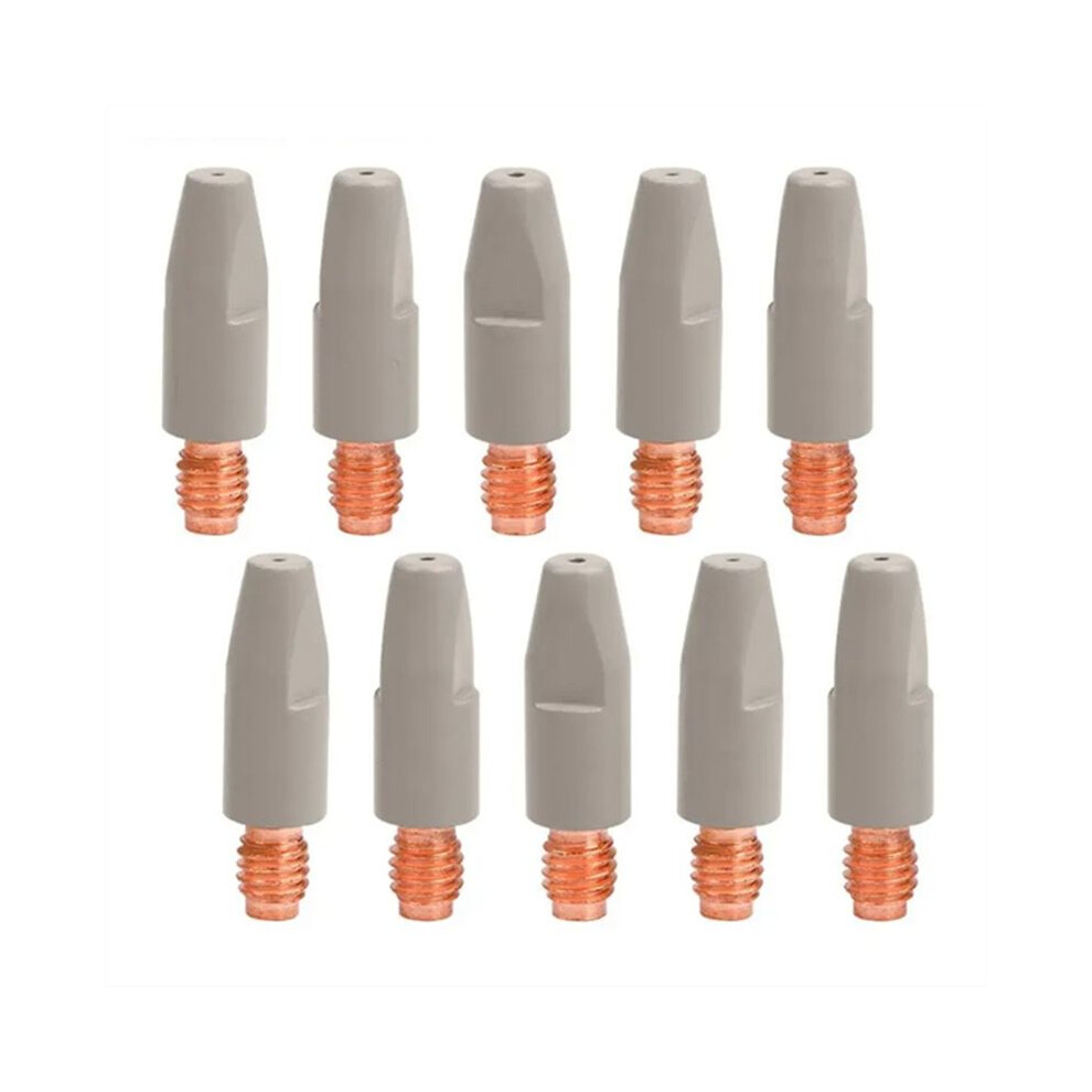 10Pcs 24Kd Welding Contact Tips Coating Protect M6 Gas Nozzle Tip 1.0Mm Mig Welding Torche Welding 4713755624631