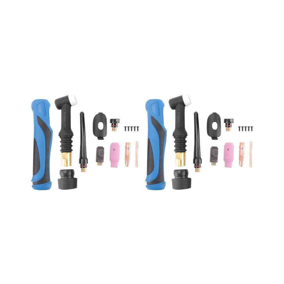 2X Wp-26F Tig Torch Body Tig26f Argon Welding Torch Wp26 Flex Air Cooled Gas Tungsten Arc Welding Gtaw A-200 4711826196810