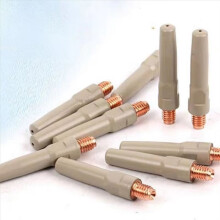 10pcs Non-Stick Coating Welding Tips Welding Torch Accessory for 15AK Coated Welding Nozzles MIG Welding Torch Coating A