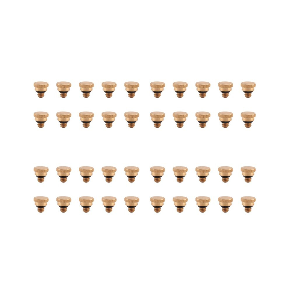 40Pcs 10/24 Screw Thread Brass Misting Nozzle Plug Low Pressure Atomizing Mist Nozzle For Outdoor Cooling System 4711675170269