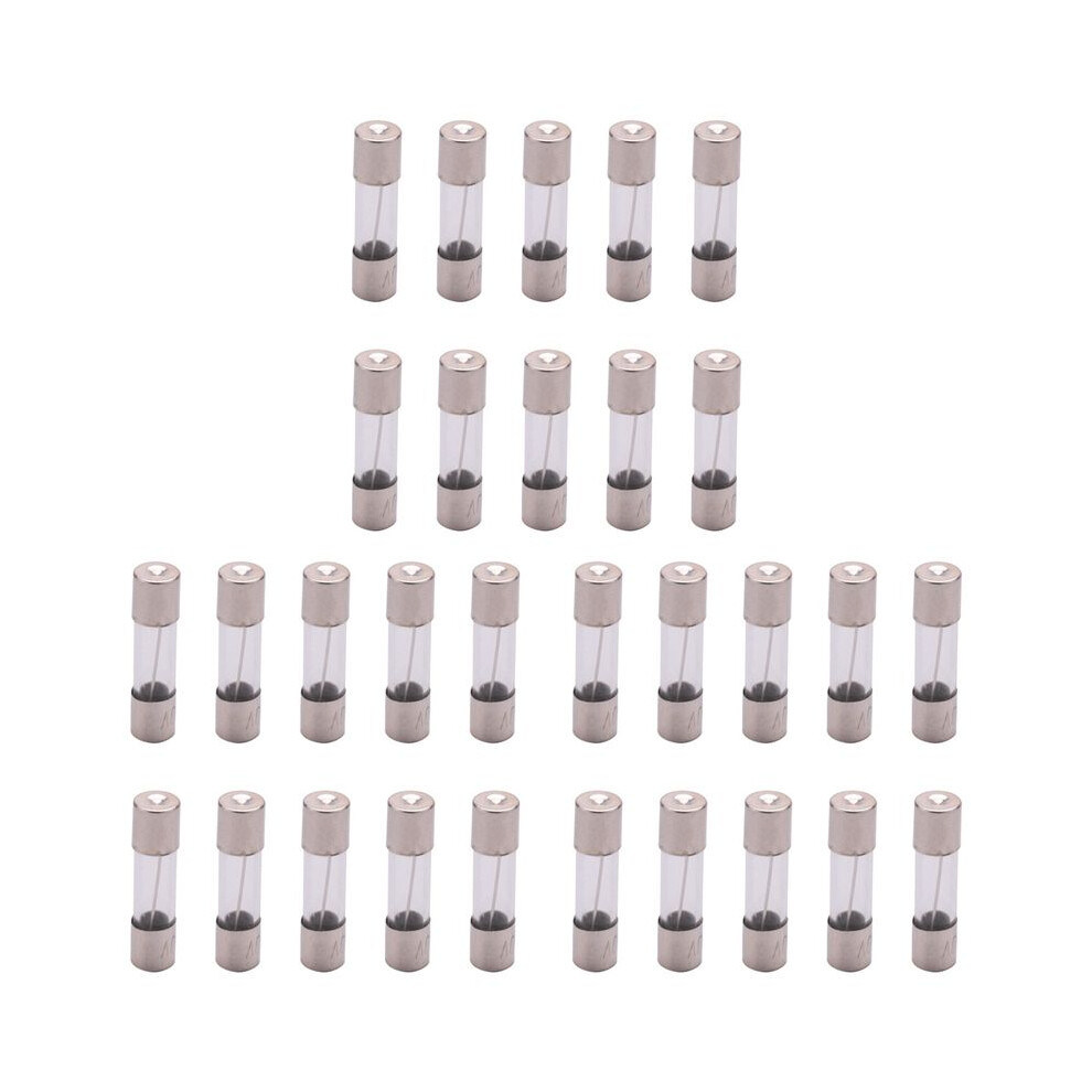 30 Pcs 250V 10Amp Slow Blow Delay Glass Fuses Tubes 5Mm X 20Mm 6031805639434