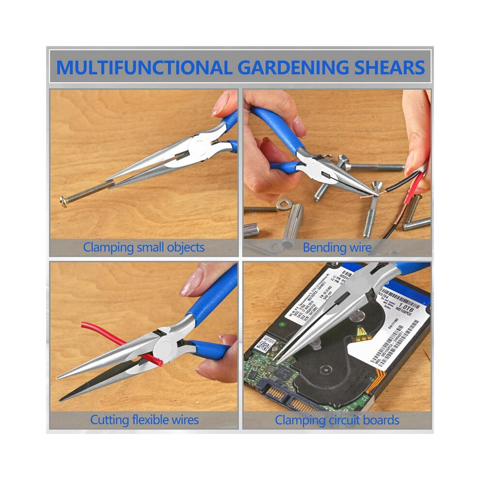 6 Inch Needle Nose Pliers - Serrated Jaw For Wire Bending,Jewelry Making & Electronics Repair, Perfect For & Diy 6031068285249