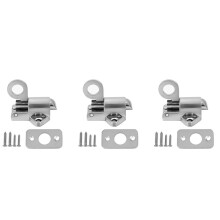 3X Home Security Spring Slide Bolt Window Door Automatic Lock Self Closing