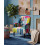 Beliani Armchair MANDAL Fabric Multicolour 5