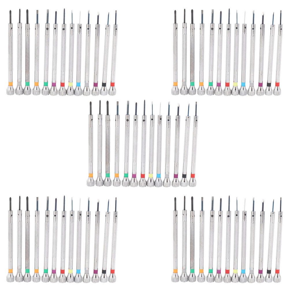 0.6Mm-2.0Mm 65Pcs New Watchmakers Screwdrivers Set Watch Glasses Flat Blade Assort Slotted Flat Screwdrivers Set 6033968560242