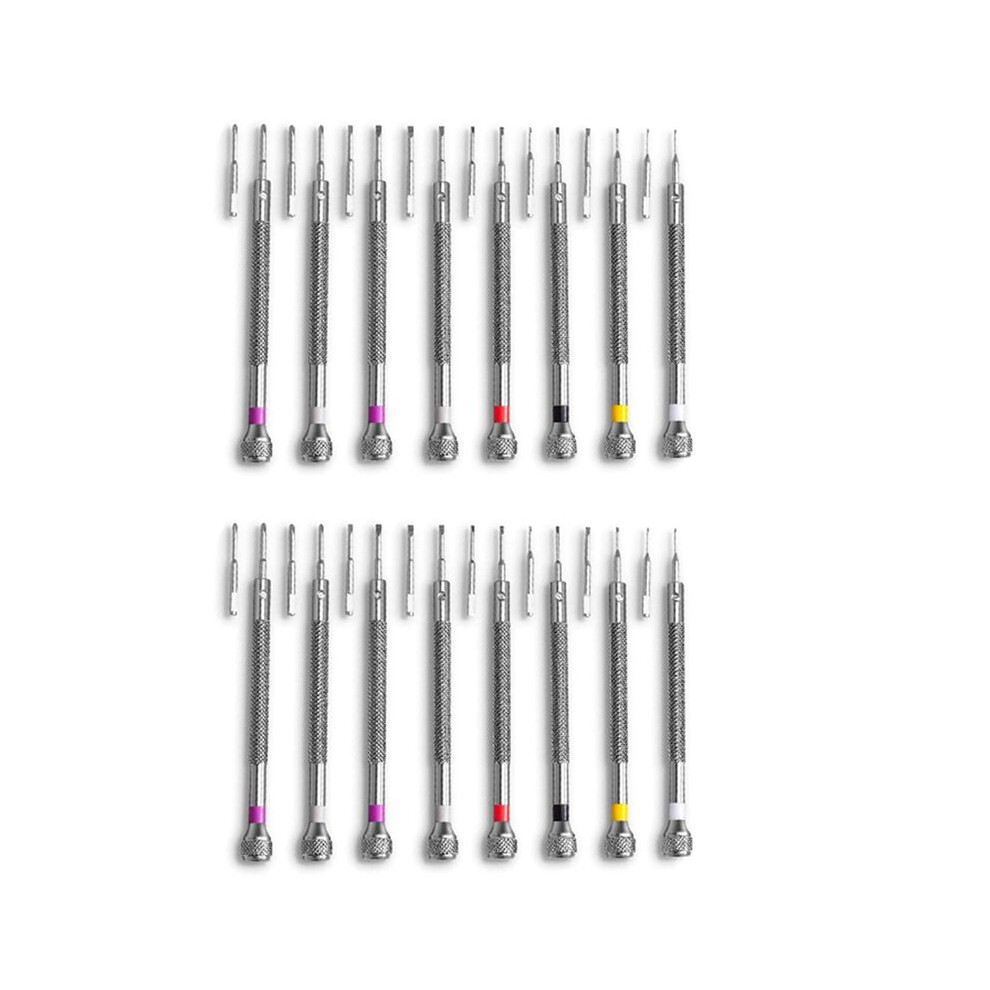16Pcs Professional Screwdriver Set Precision Screwdriver Kit 0.6-1.6Mm For Watch Eyeglasses Electronics Repair 6033968573235