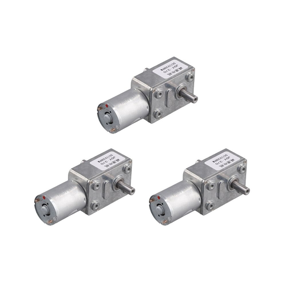 3X Jgy370 Motor 12V 30Rpm Reduce Speed Motor With High Torque Turbo Worm Geared 6033640709143