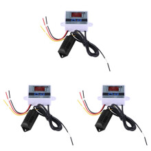 3X Hygrometer Feuchte Regler für Digitale Feuchte Regler 0 - 99% Rh Hygrostat mit Feuchte Sensor AC220V