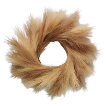 Pampas Grass Wreath Artificial Farmhouse Style 1 Pack